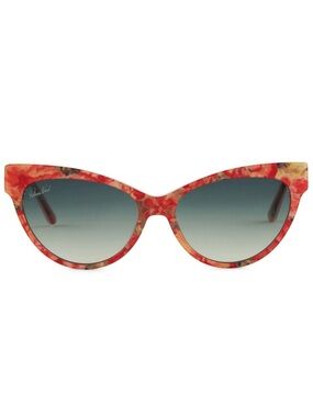 DIFF Patricia Nash Sunglasses Kelly Floral Oil Painting Frame Olive Gradient NWT